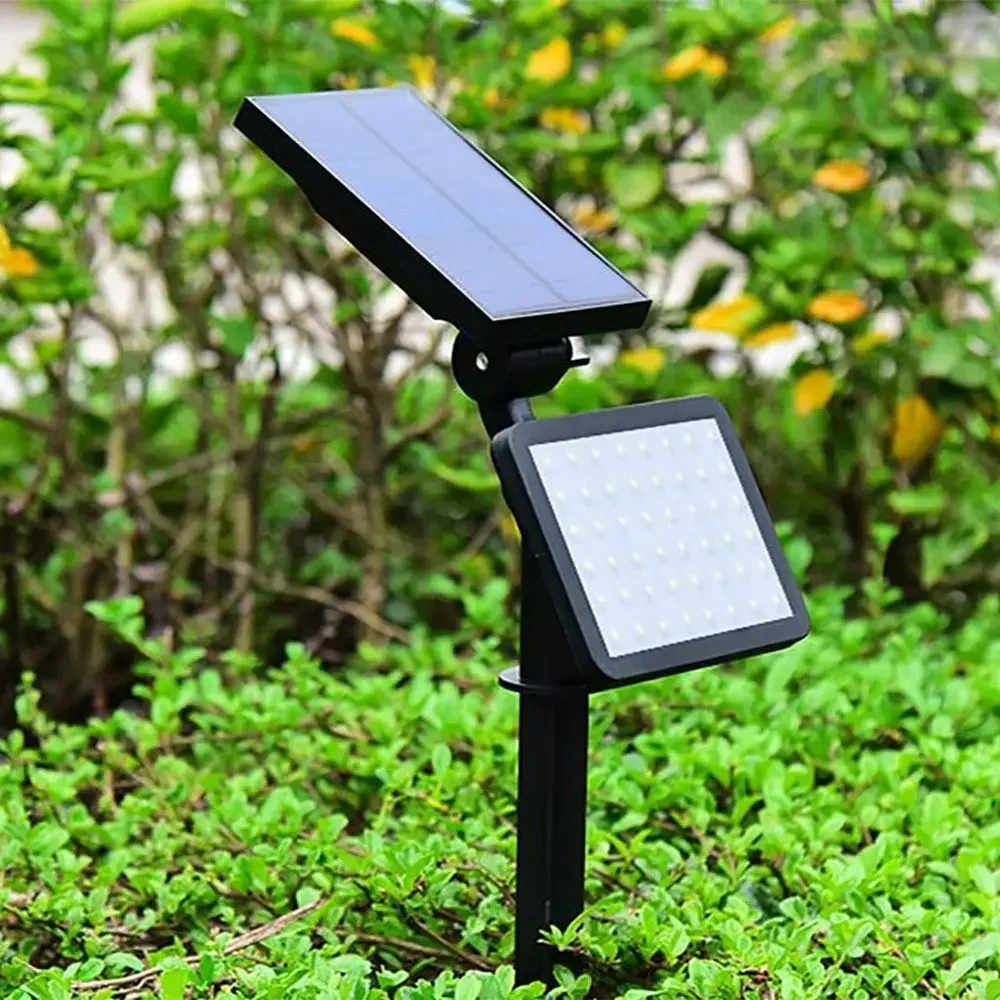 

Solar Wall Lamp LED48 Lamp Outdoor Waterproof Ground Plug Lawn Lamp Landscape Lighting Spotlight Garden Lighting Tree Spotlight