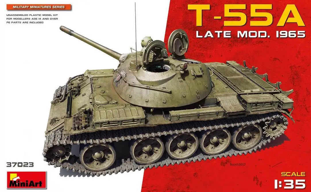 

MINIART 37023 1/35 Scale T-55A Late Mod.1965 Model Kit