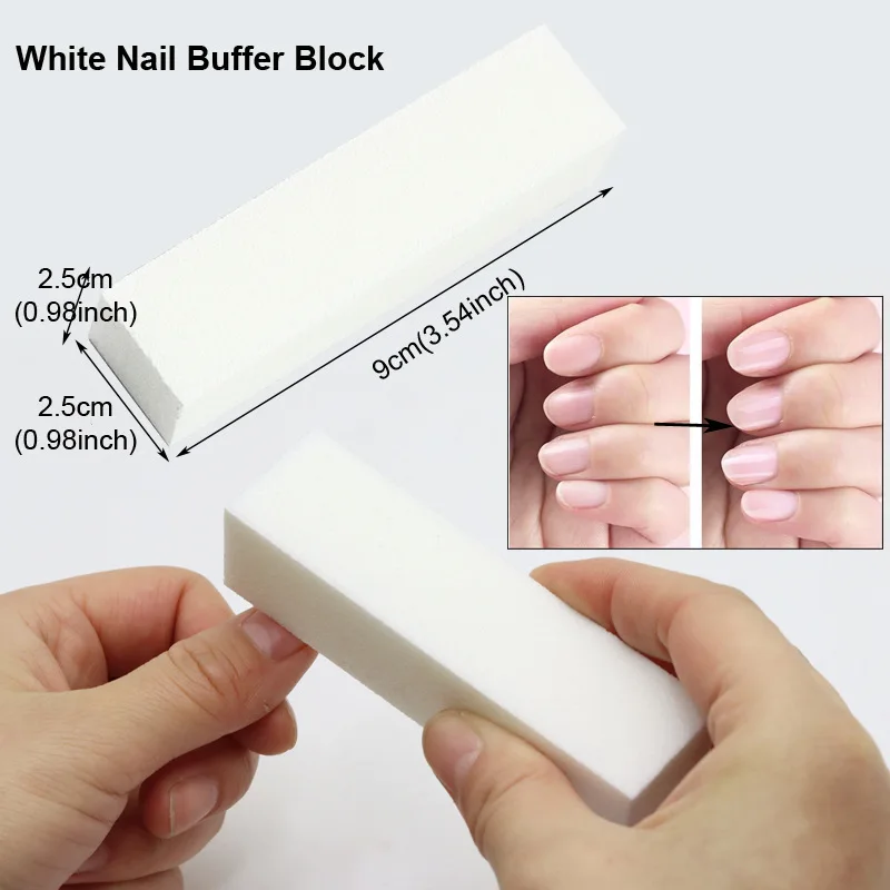 5/10 Pcs Nail Art Sanding Sponge Buffer Block Nail Buffers Files Block Grinding Polishing Manicure Nail Art Tool