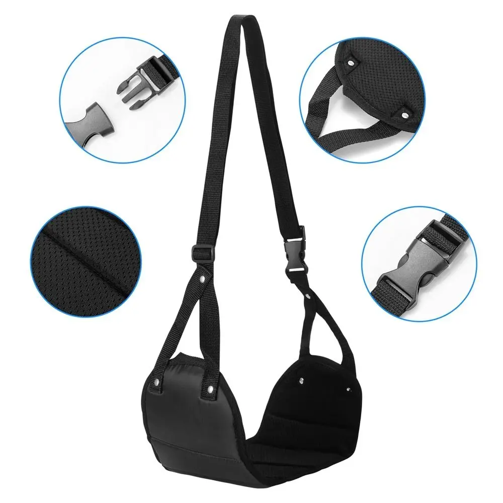 Portable Memory Foam Travel Airplane Furniture Hanging Foot Hanger Leg Hammock Footrest Hammock