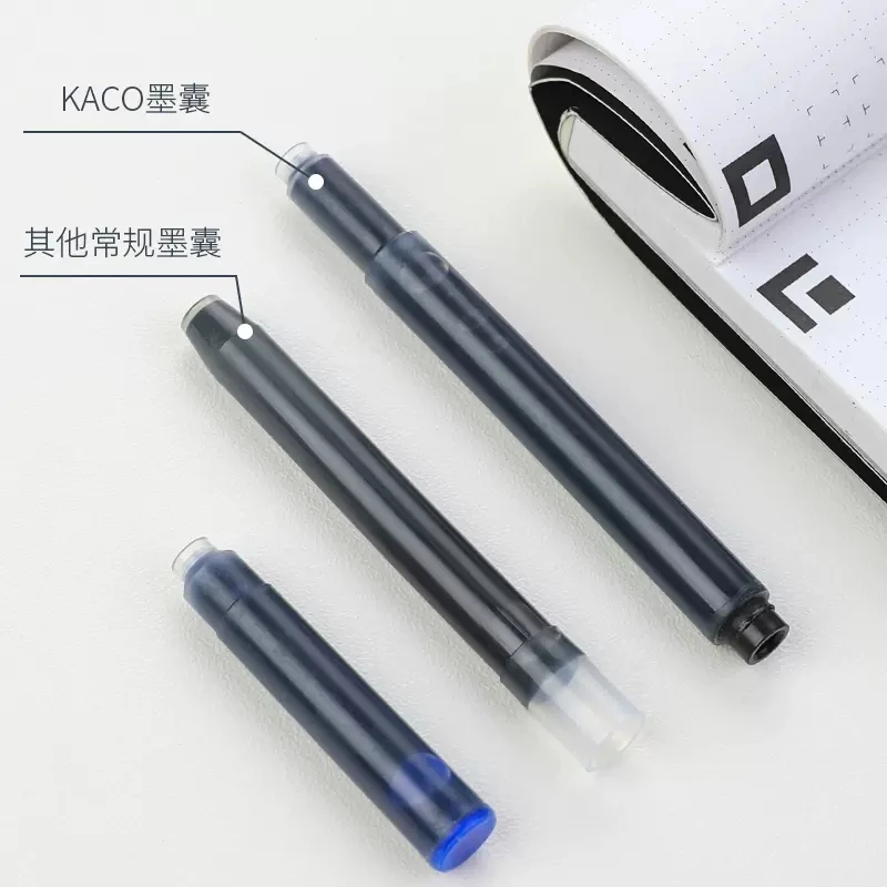 6 قطعة/المجموعة الأصلي Kaco الحبر الكيس ل Kaco بريو/أنبوب قلم حبر خراطيش الحبر عبوات الحبر 7.1 مللي متر الأزرق الأسود الأحمر الغيارات لوازم