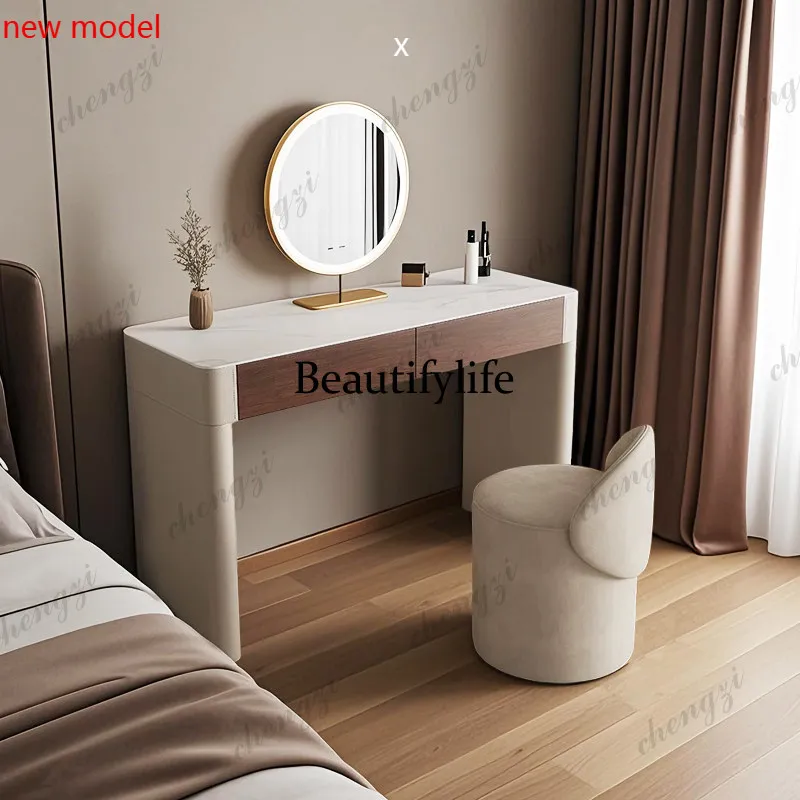 New dressing table, modern and simple bedroom, makeup desk integrated saddle leather dressing tableN138