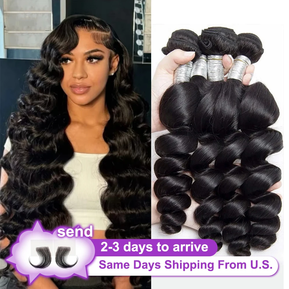 

14A Свободные глубокие вьющиеся волнистые пучки человеческих волос 30 дюймов 100% девственные 3 4 шт. Наращивание волос Бразильские пучки плетения волос для женщин