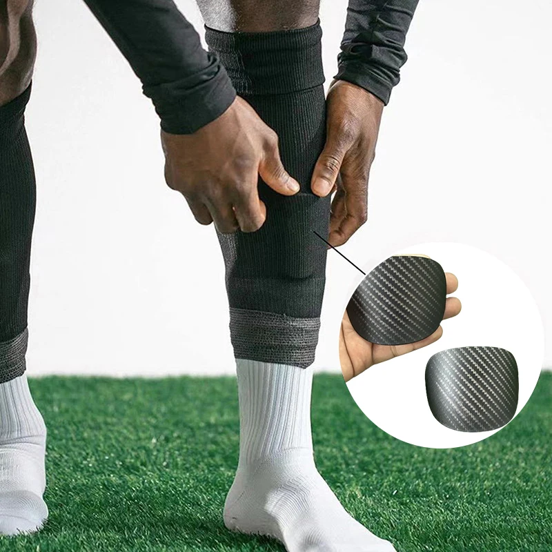 1 Pair Mini Football Shin Pad Wear-resistant Shock Absorbing Leg Protector Lightweight Portable Soccer Training Shank Board