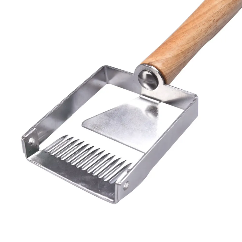 1Pcs Premium Stainless Steel Honey Uncapping Fork for Beekeeping - Sharp Thin Needles Strong Grip Handle Efficient Wax Capping