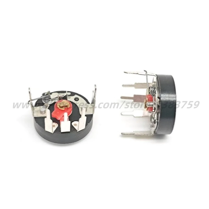 5 قطعة RV16MM عازمة القدم مع التبديل راديو الجهد B5K B10K B50K القرص الدوار مكبر للصوت حجم قابل للتعديل