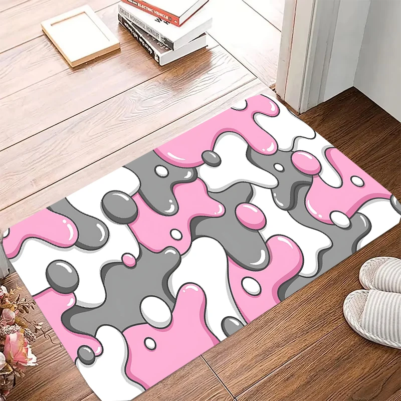 Strata Liquid Pattern Floor Mat Carpet Kids Room Bedroom Decoration Balcony Anti-wrinkle Anti-Slip Doormat Living Room Hotel