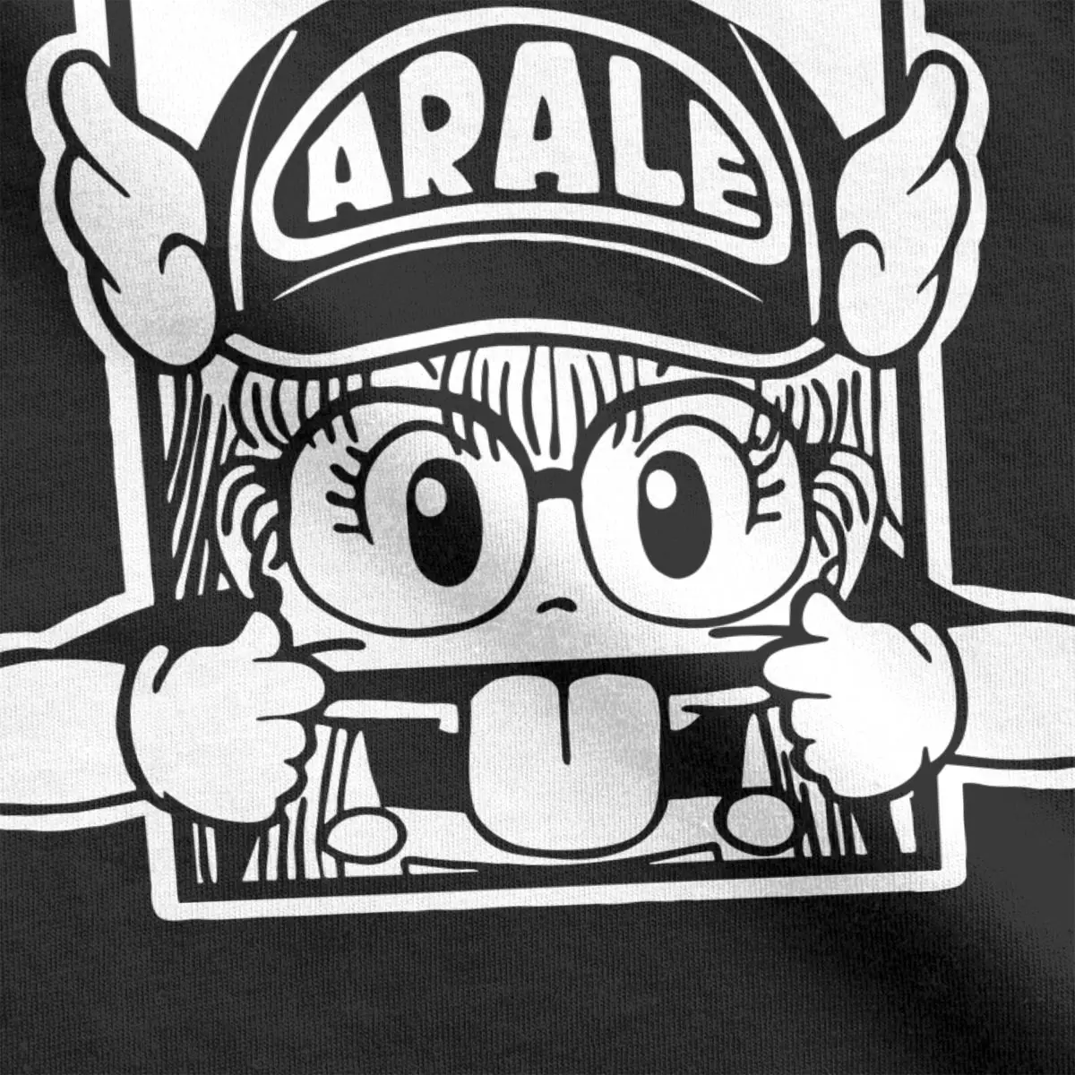 Anime Arale T Shirt Men Women 100% Cotton Funny T-Shirt Round Collar Cute Dr Slump Tees Short Sleeve Clothing Graphic Printed