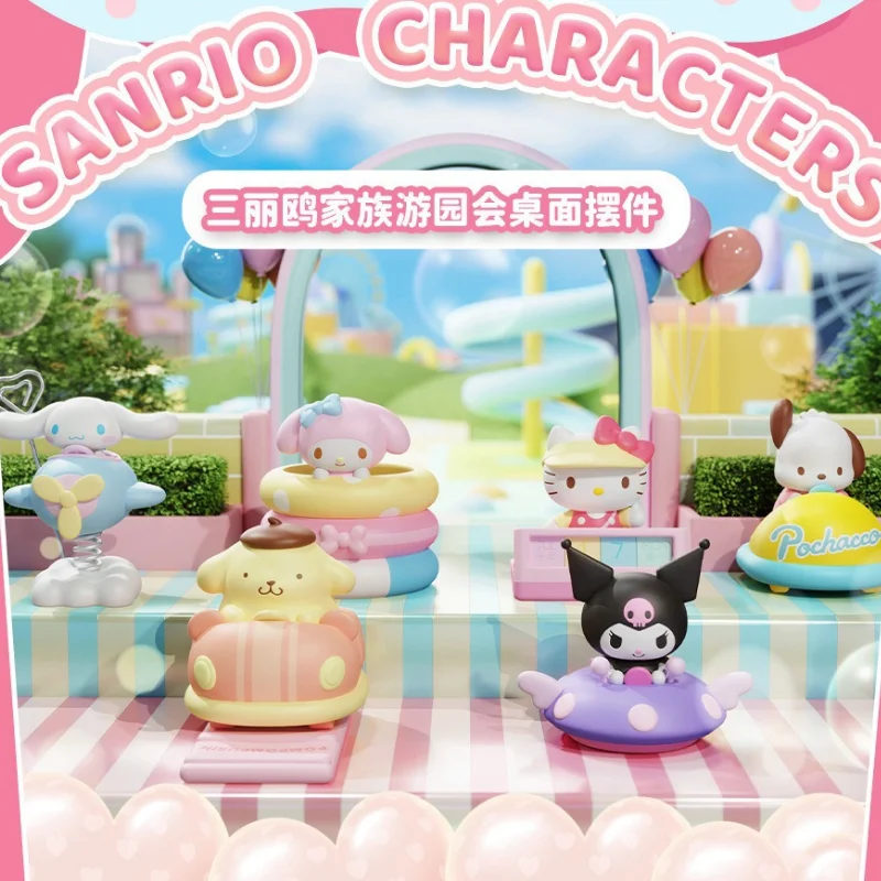 Серия парков развлечений Sanrio Hello Kitty, настольный календарь, трубка для хранения мелодии, милый держатель для ручек Pochacco, папка для фотографий Cinnamoroll