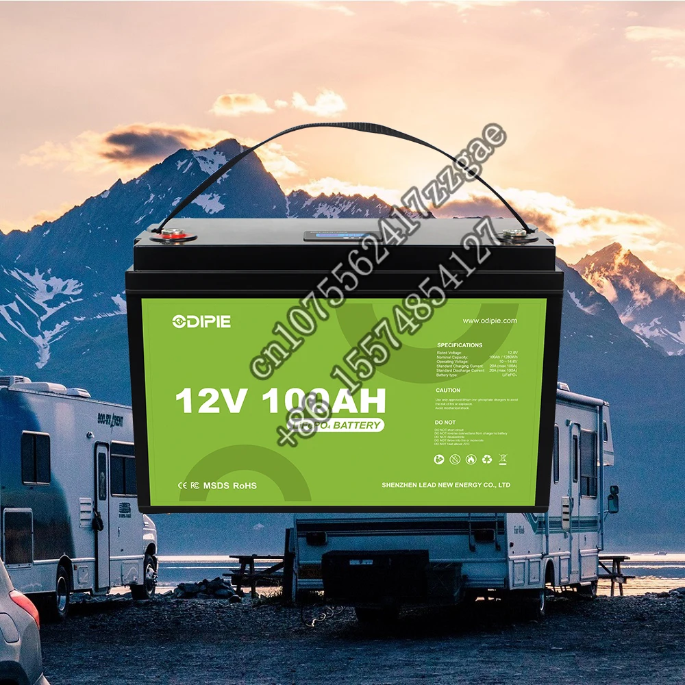 RV Lithium Energy Storage Smart BMS Trailer EV Battery Pack Solar Battery Deep Cycle 300amh for Caravan RV Camper Battery