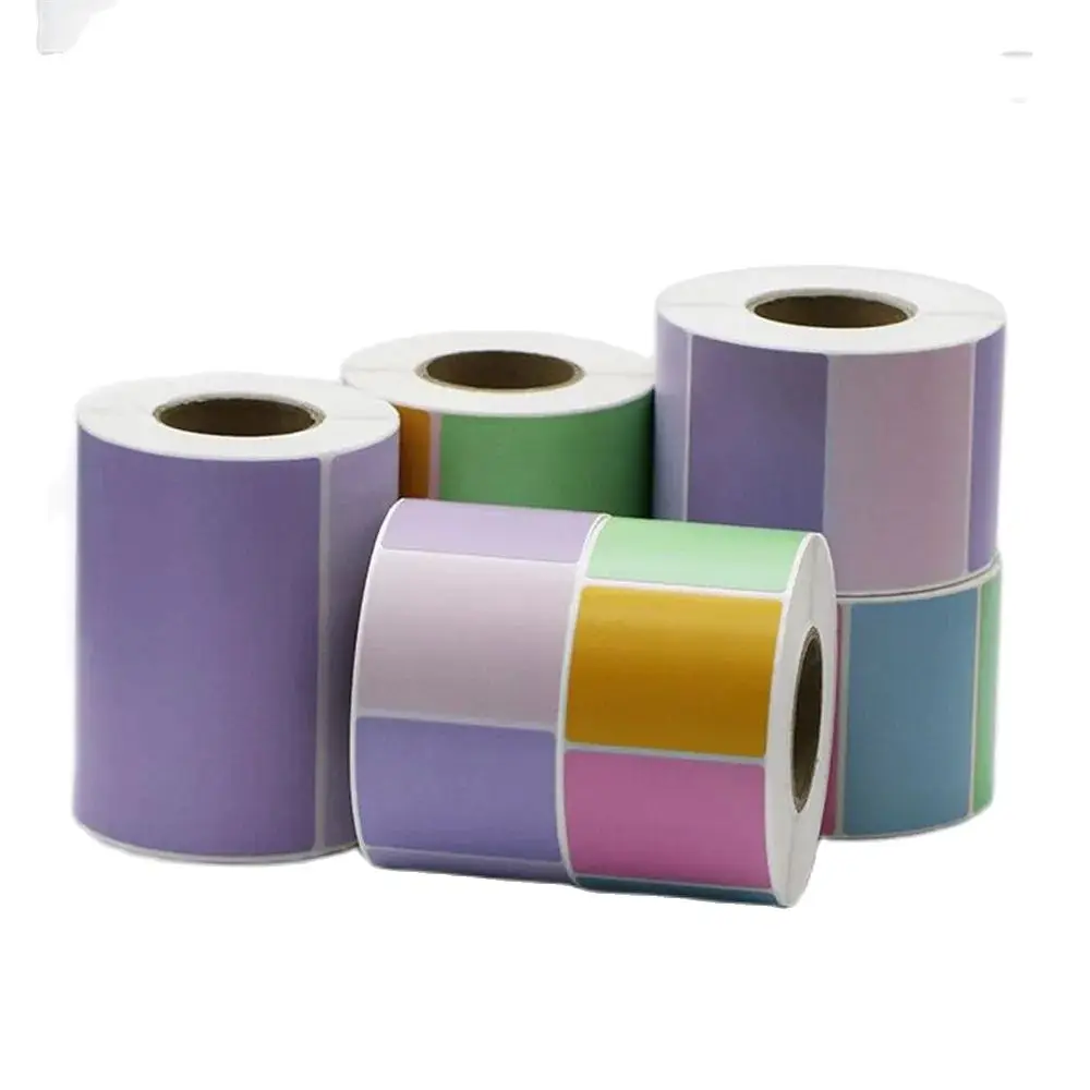 colorful Thermal label,Direct Thermal Label,Colorful Shipping Barcode Self-Adhesive Thermal stickers