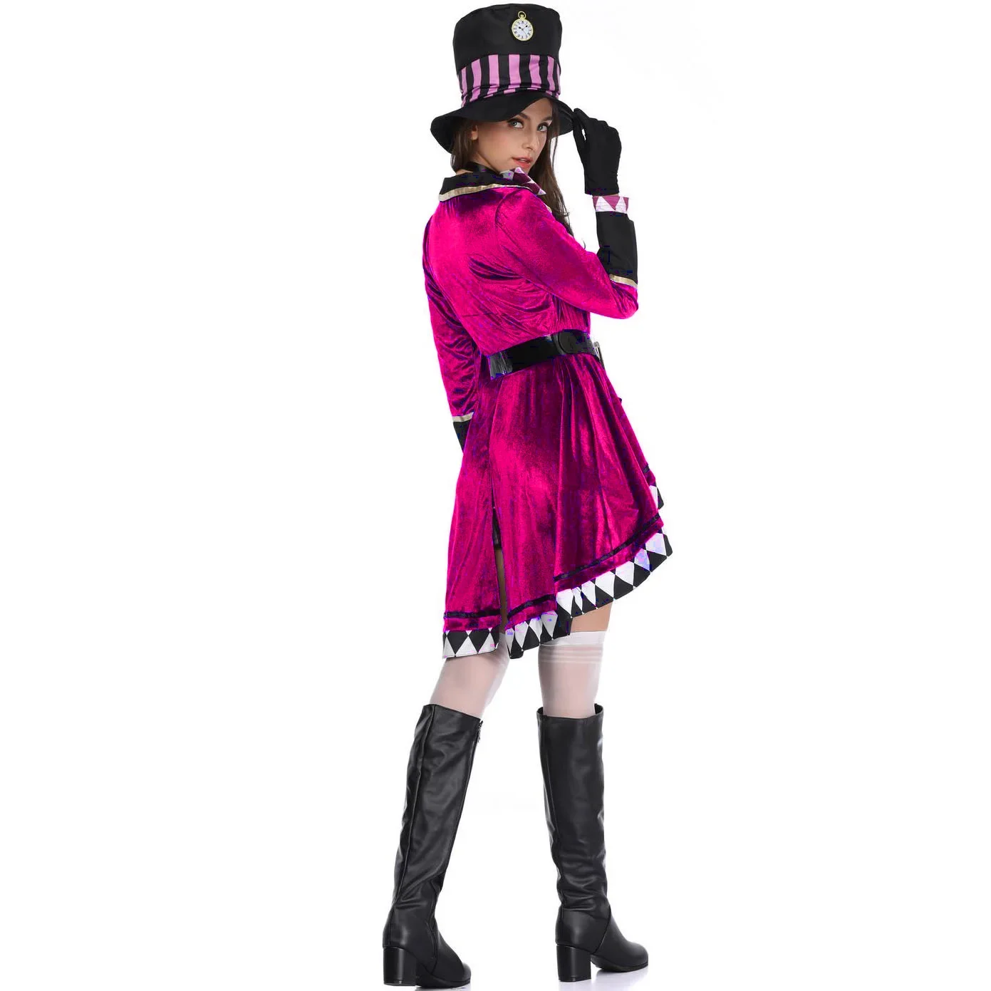 Halloween-kostuum voor vrouwen Cosplay Circus Goochelaar Rollenspel Podiumoutfit Prestaties Vakantie Feestoutfits