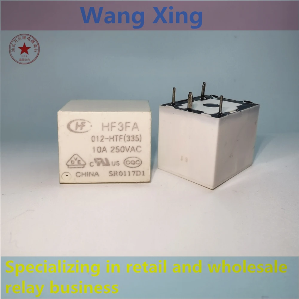 Relé eletromagnético do poder, 4 pinos, HF3FA, 012-HTF 335, 005-HTF 335