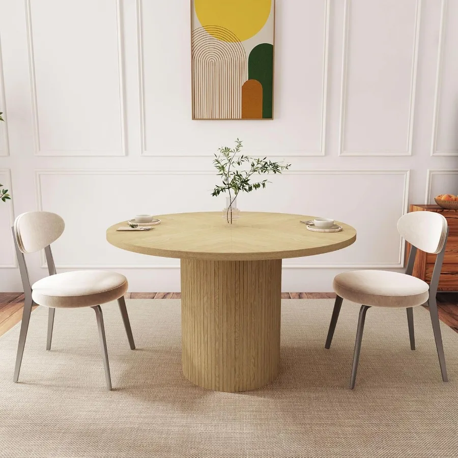 Fluted Round Dining… - image