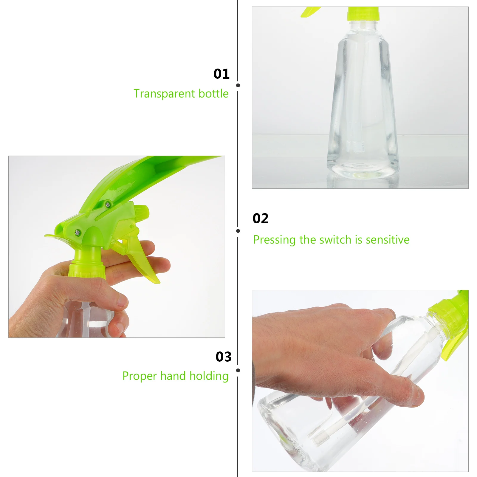 

Multipurpose Window Squeegee Cleaner Window Wiper Creative Bottle Scrubber Window Cleaning Sprayer for Bathroom Kitchen Home (Gr