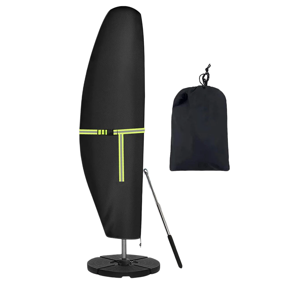 Garden Parasol Cover Outdoor Waterproof Cover Outdoor Events Fluorescent Green Webbing Storage Bag For Outdoor Furniture