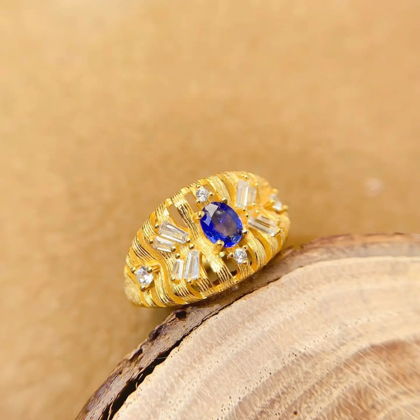 

Роскошное кольцо с сапфиром, настоящее серебро 925 пробы, ювелирные изделия с драгоценными камнями, 4 мм * 5 мм, натуральное серебряное кольцо с сапфиром Шри-Ланки для вечеринки