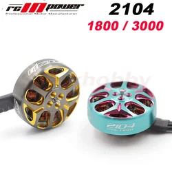 RCINPower GTS-V3 2104 1800KV 3000KV LIGHT 3-6S Brushless Motor Gun Metal  Gold / Teal Blue Pink for RC Drone FPV Racing Model