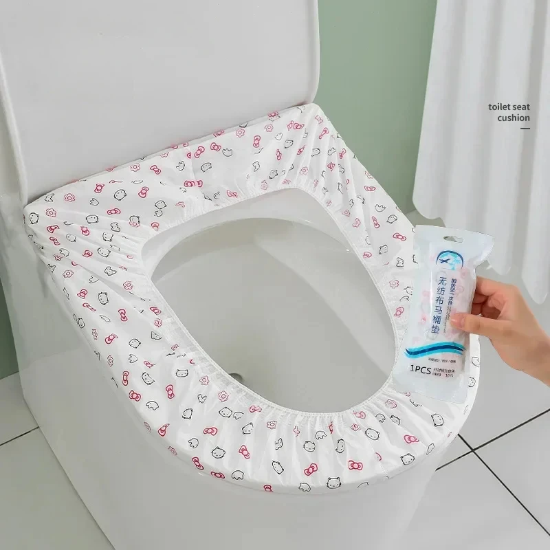 Disposable Toilet Seat Cover Portable Safety Home Travel Independent Packaging Non-woven Thickened Double Layer Toilet Seat