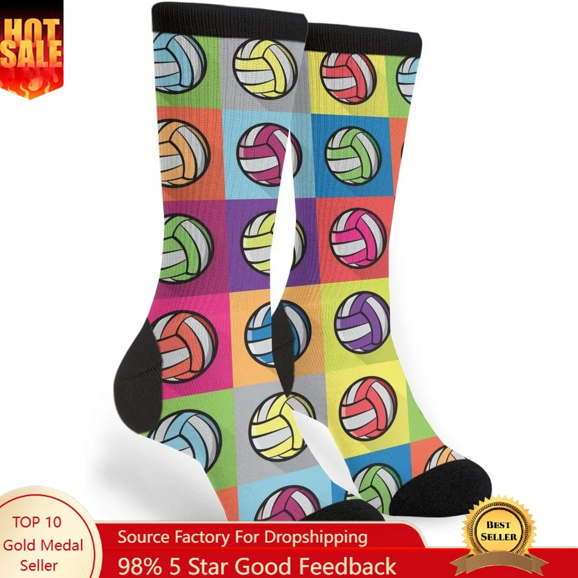 

YISHOW Cool Socks Men's Women's Crew Socks Funny Crazy Novelty Socks