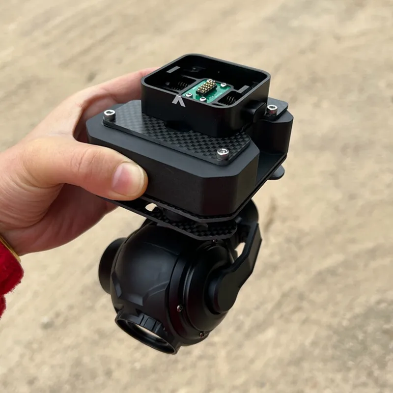 XAERO Schnellverschluss-Aluminiumhalterung Gimbal-Stativ mit Grundplatte für Kamera, Suchscheinwerfer und industrielle UAVs – Detail 28