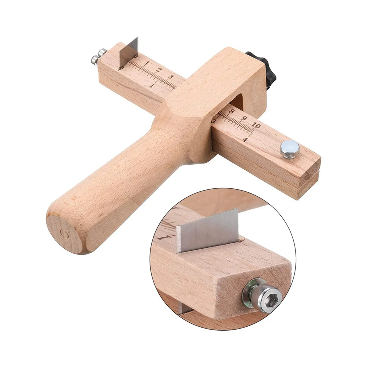 Cortador de correa ajustable con 5 cuchillas, cortador de cordón de goma de Tanga, espesor ajustable