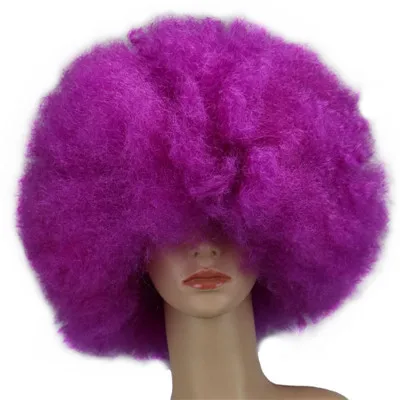 Afro Wigs for Black Women Men Wear and Go Wig Curly Afro Puff Synthetic Wigs for Party Halloween Costume Chirstmas