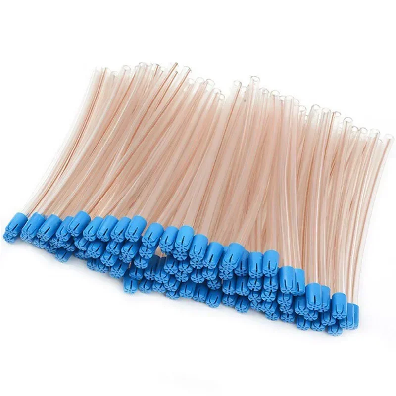 

100pcs Dental Disposable Saliva Ejector Low Volume Suction Tips Aspirator Tube Oral Care Tool Dental Weak Straw Saliva Ejector