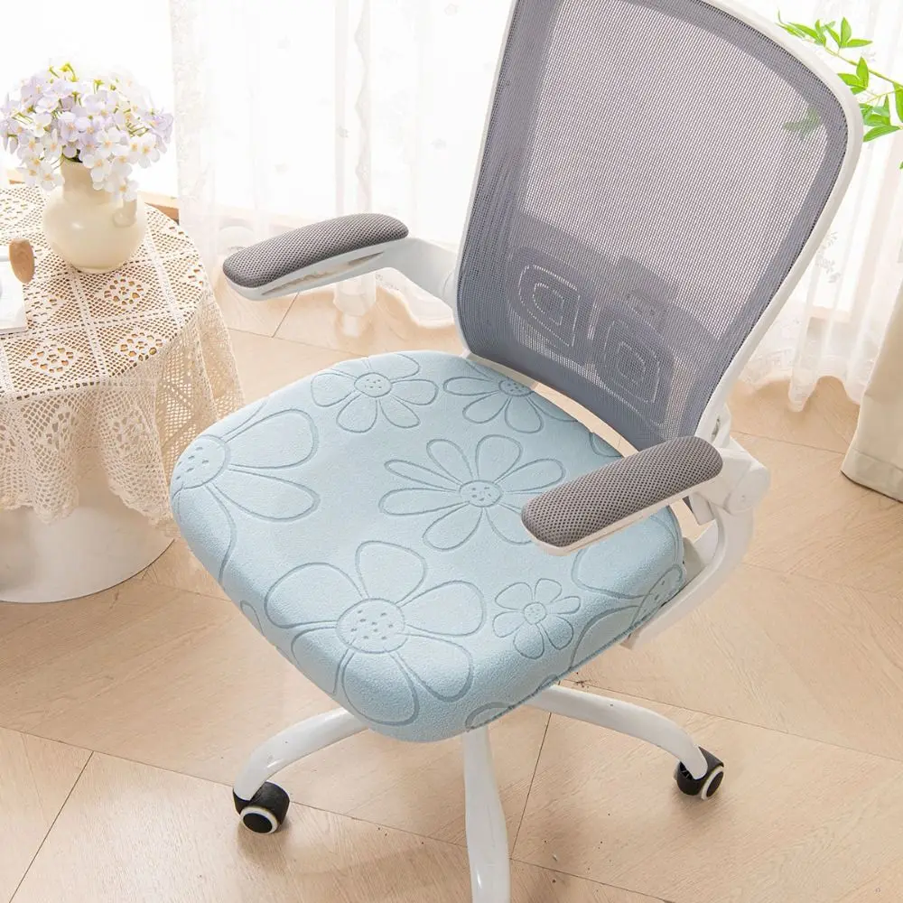 Universal Office Chair Seat Covers Thickened Removable Computer Chair Cove Jacquard Washable Chair Dustproof Cover