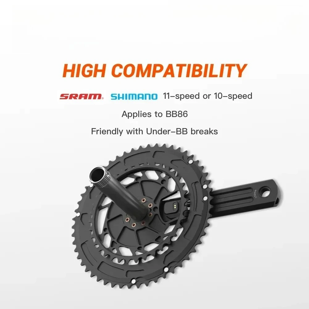 Magene P325 CS Bike Power Meter Crankset Dual-Side Pedal Balance Road Mountain Bicycle Ultegra Crankset Reel Right Hand Cranks