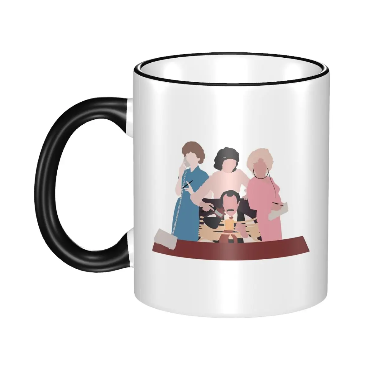 Nine To Five Mug Funny Ceramic Coffee Cups Tea Mugs Milk Cup Drinkware Gifts for Woman Man