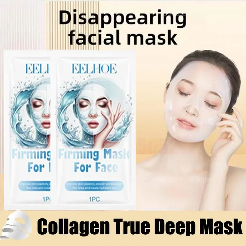 Collagen Real Deep  Anti-Wrinkle Lifting Face  With Hydrolyzed Collagen Collagen Reverse Film Volume Peel Off Mask