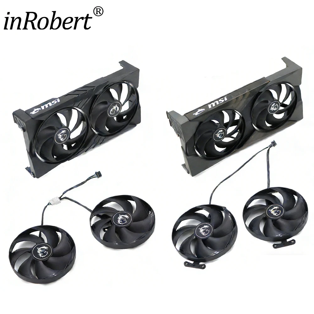 

F​or MSI RTX 5060 5060Ti Gaming OC Video Card Fan PLA09215S12H PLA10015S12H RTX5060 RTX5060Ti GPU Shell