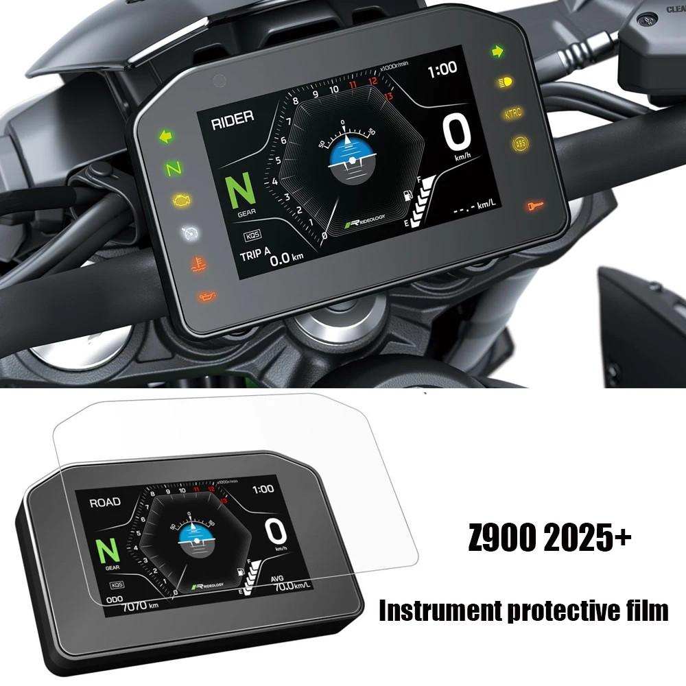 

For Kawasaki Z900 2025+ Scratch Cluster Screen Dashboard Protection Instrument Film Kawasaki Z900 Motorcycle Accessories