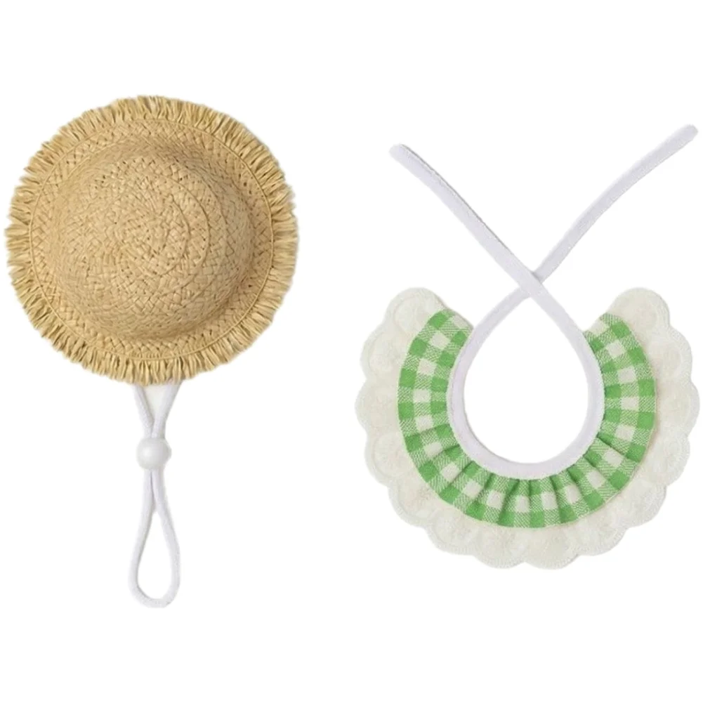 Creative Porch Goose Costume  Hat Measures 13cm X 13cm X 4cm With An 18-20cm Bib Funny Straw Poultry Costume Wear