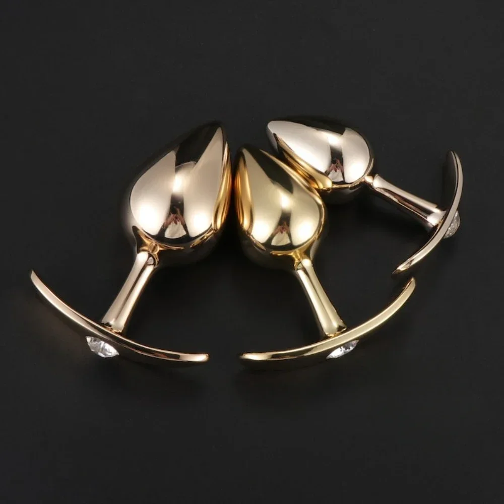 3 Size Anal Beads Crystal Jewelry Love Butt Plug Stimulator Sex Toys Dildo Stainless Steel Anal Plug for Gay Couple Anal Plug - view 3