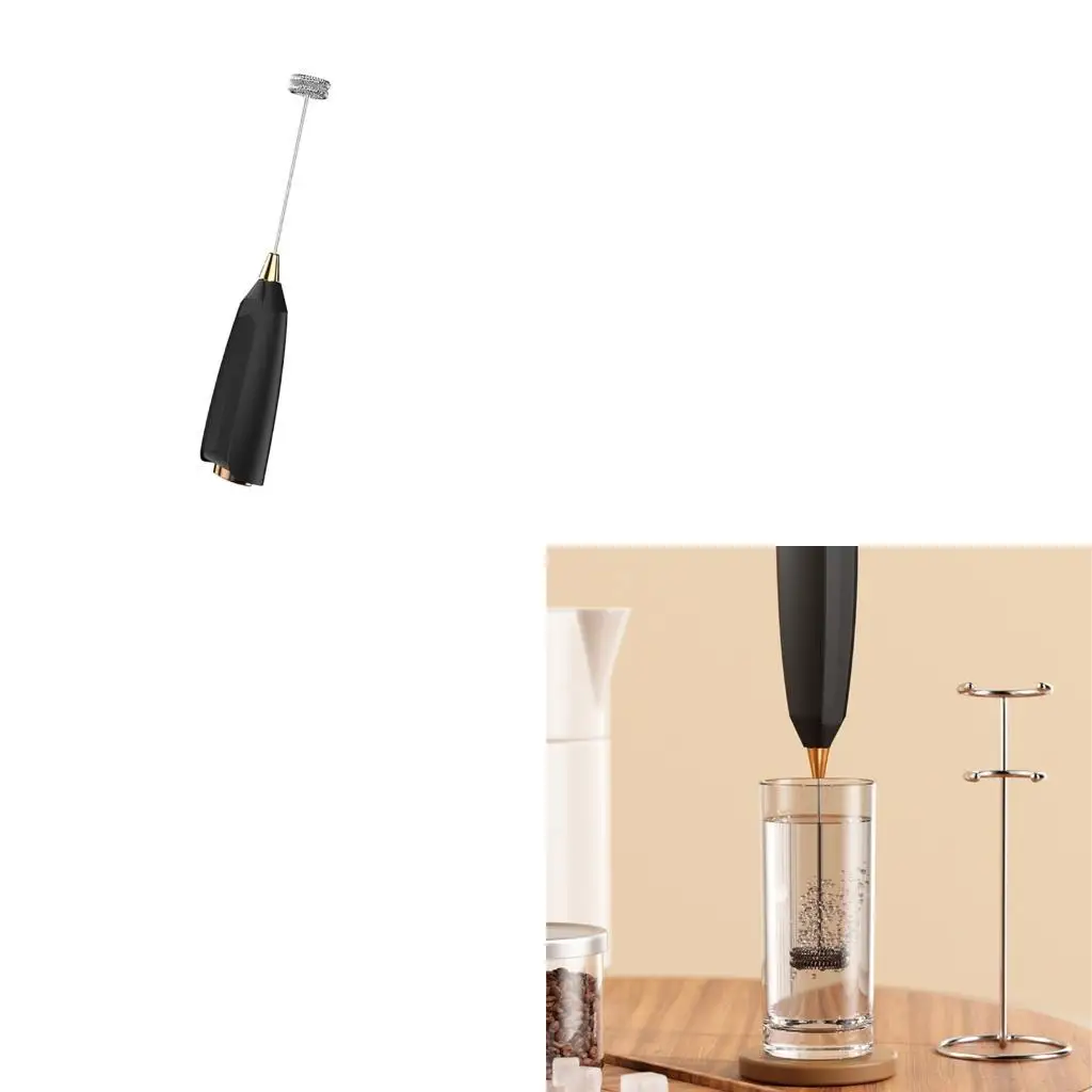 M6CB Electric Whisking Tool Milk Frother Detachable Stainless Steel Heads Easy Operation Suitable for Coffee and Baking