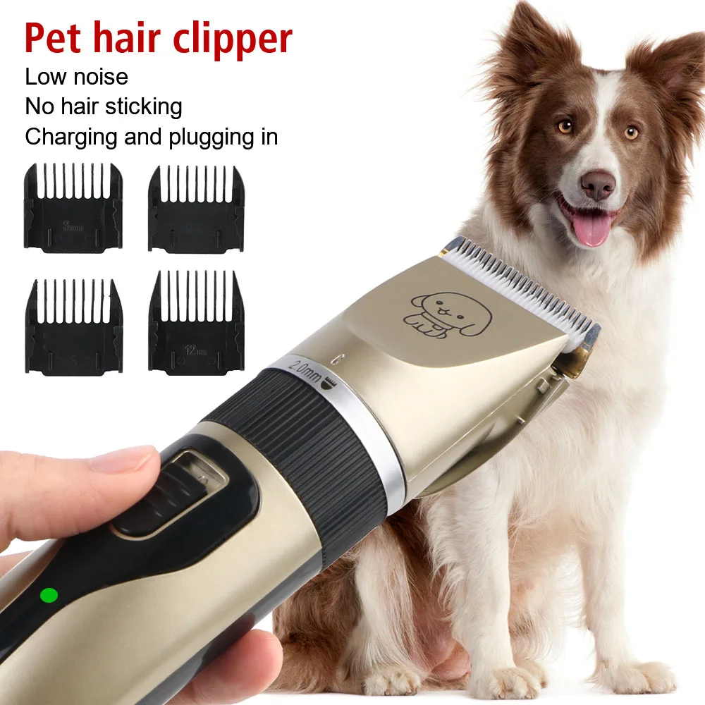 For Rabbit Dog Cat Puppy Grooming Clipper Cutter Haircut Trimmer Shaver Set Pet Supplies Electric Scissors Pet Hair Clipper