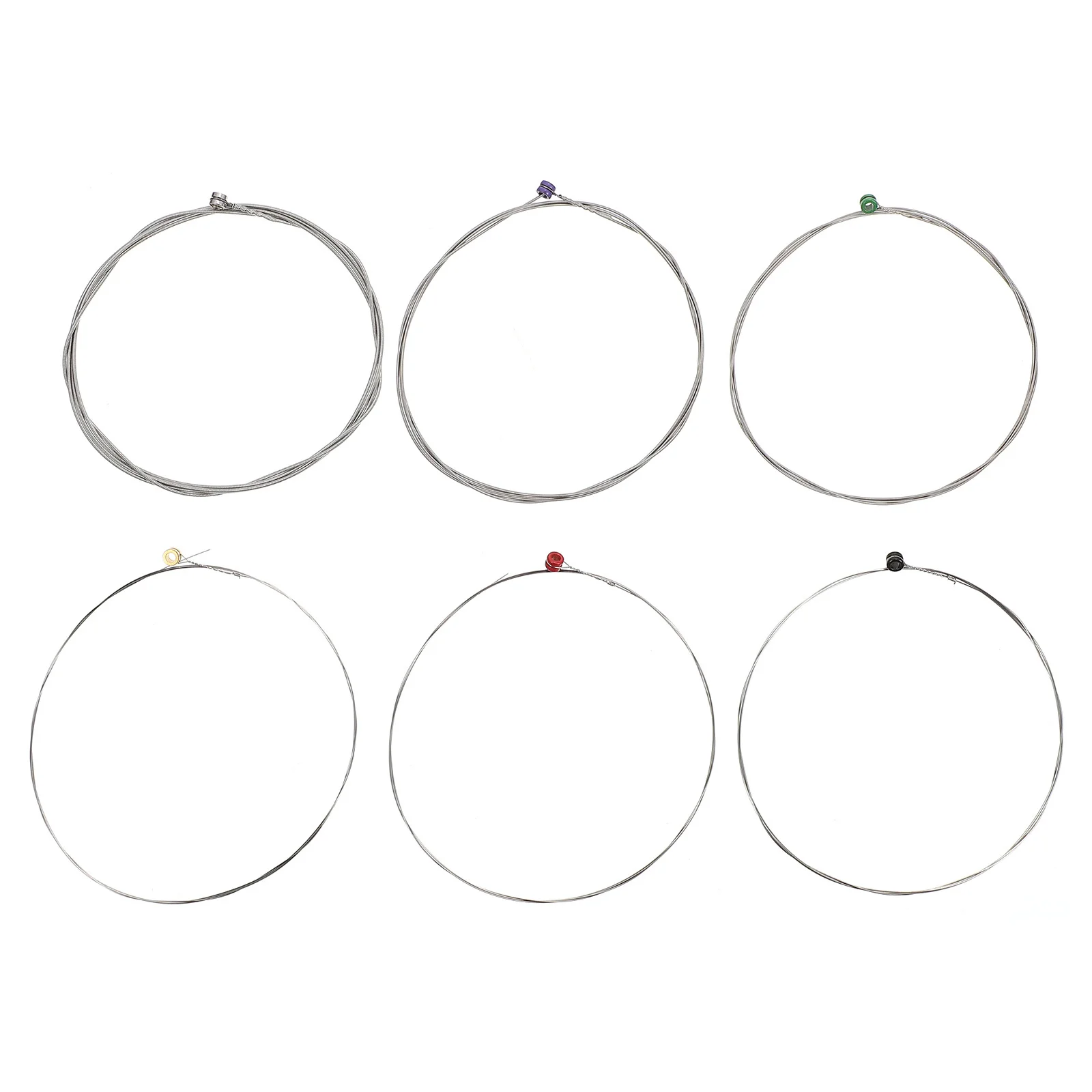 

2 Sets Professional Guitar Strings Part Strong Musical Instrument Accessories Parts Kit Clear