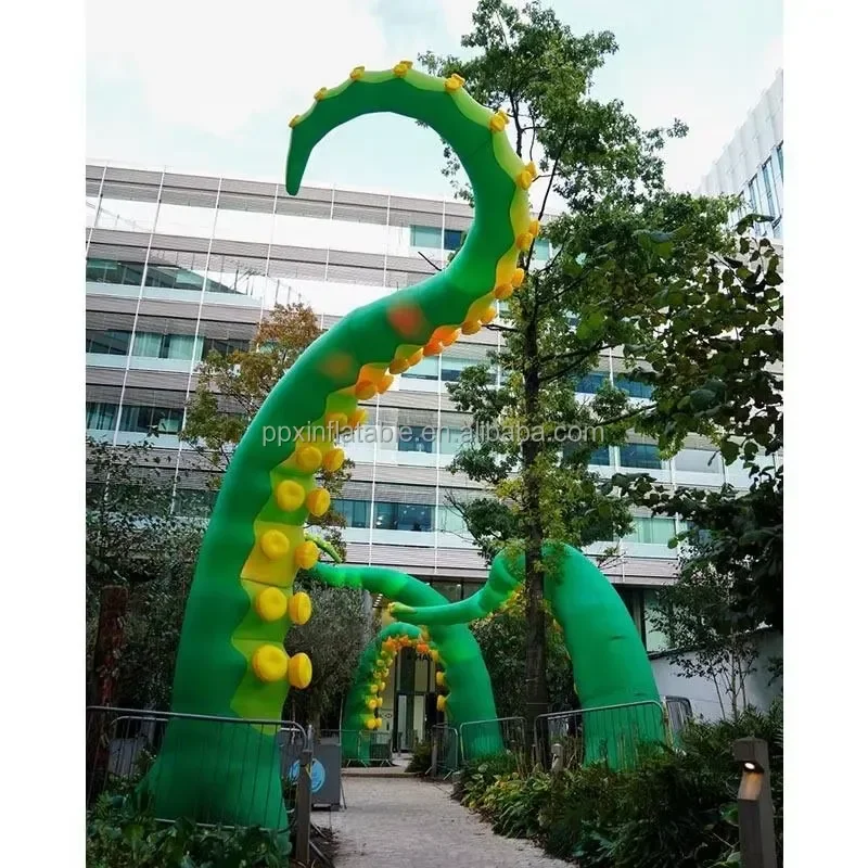 for Halloween Inflatable Tentacle High Giant Cartoon Tentacle for Advertising Street Decoration