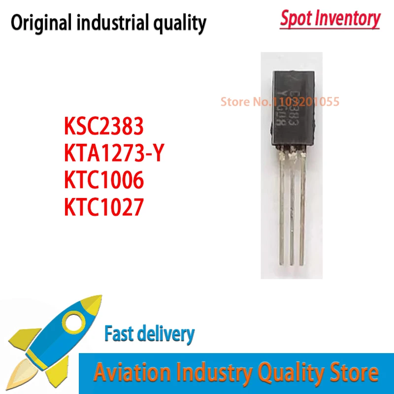 

10~50PCS/LOT 2SC2383-Y C2383 KSC2383 TO-92L KTA1273-Y KTA1273 A1273 2SA1273 KTC1006 TO-92L C1006 2SC1006 KTC1027 C1027-Y C1027