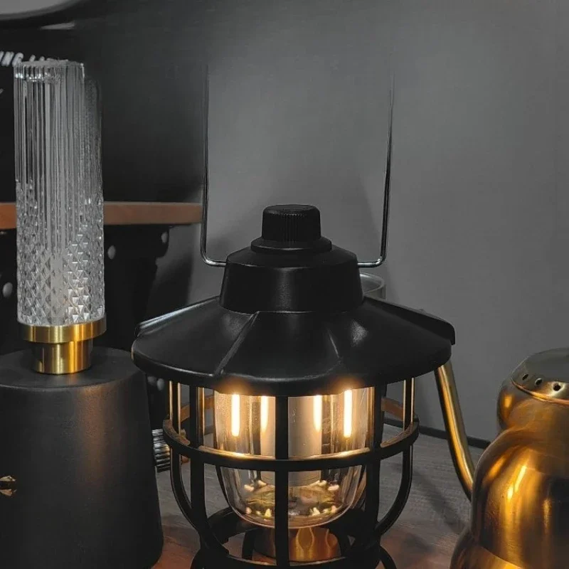 

Outdoor camping tent lights camping led ambient retro horse lights camp lighting long battery life