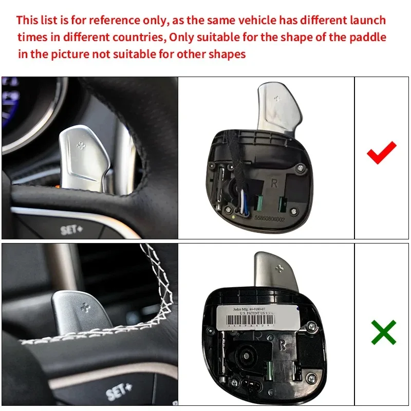 Für Dodge Challenger Charger Durango SRT 2017-2025 Jeep Cherokee SRT Auto-Lenkrad Schaltwippen-Verlängerung – Detail 1