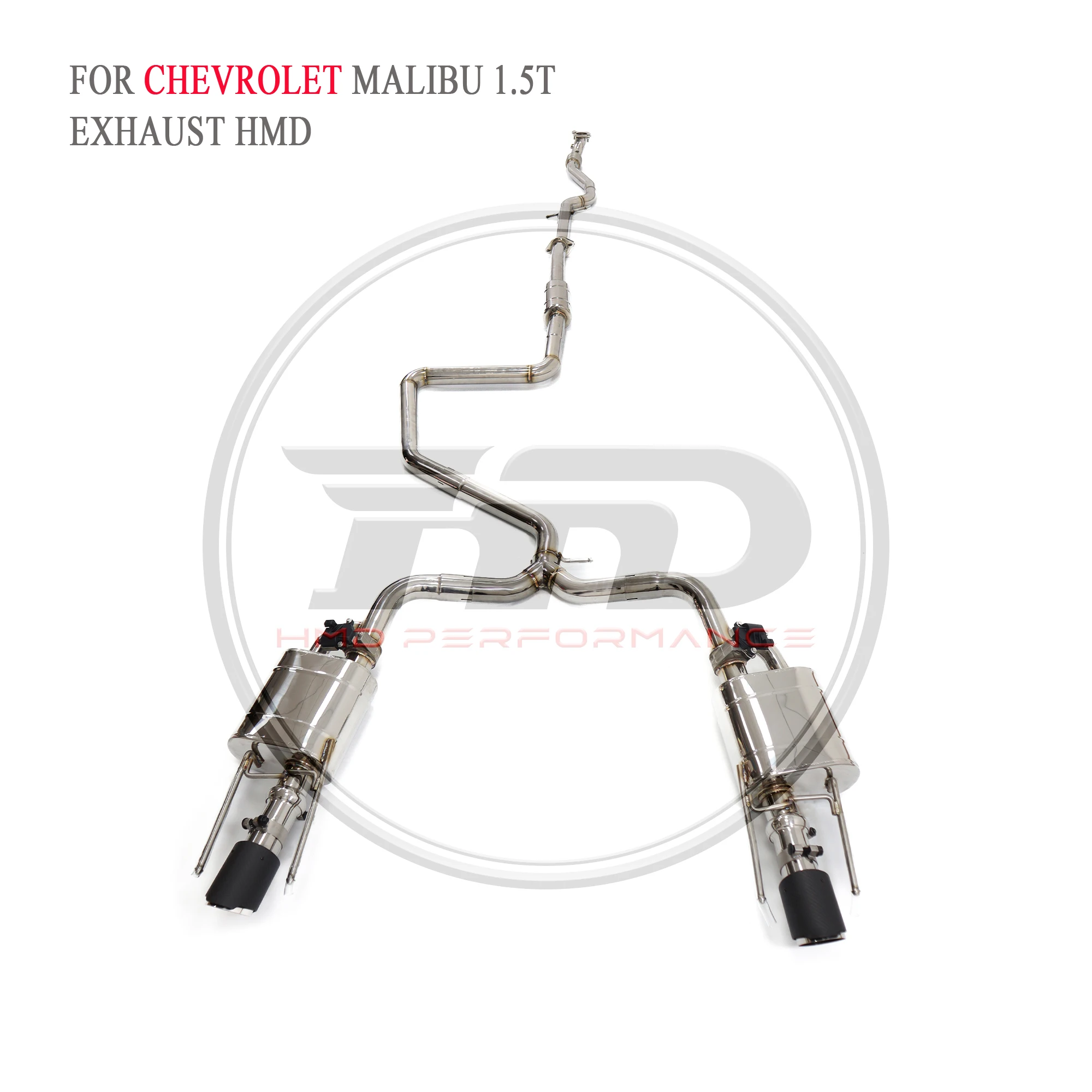 

HMD Exhaust System High Flow Performance Catback for Chevrolet Malibu 1.5T Car Accessories with Valve and Front Pipe