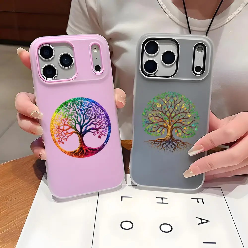 Tree of Life Phone Case Clear TPU Jelly Case for iPhone 17 16 15 14 13 12 11 Pro Max Plus Mini Slim Protective