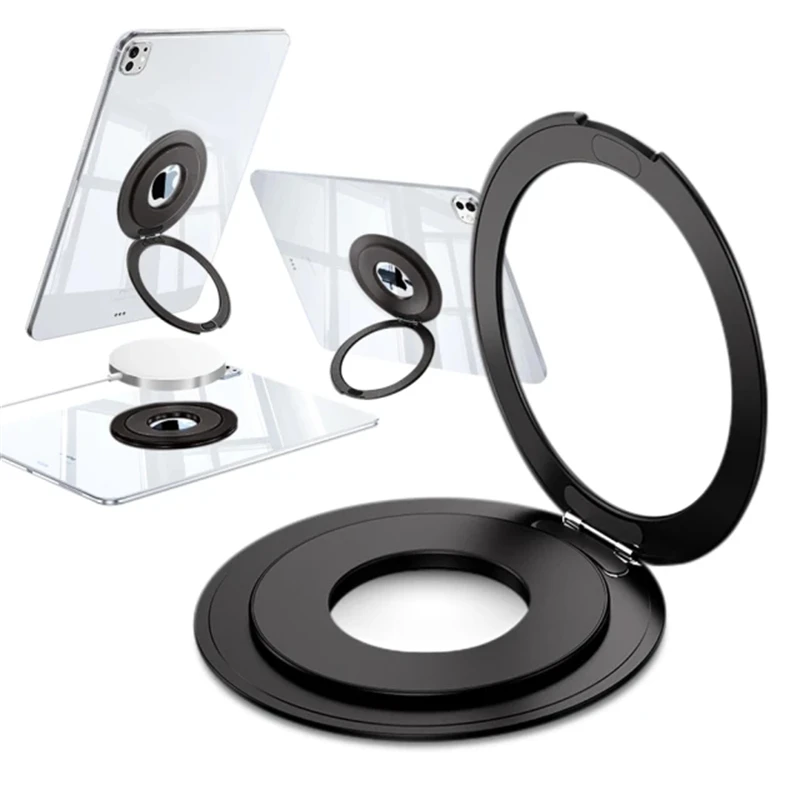 

360 Rotating Metal Magnetic Ring Bracket Desk Tablet Holder Stand for IPad Kindle Desktop Soporte Handle Grip Mount Accessories
