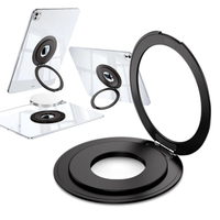 360 Rotating Metal Magnetic Ring Bracket Desk Tablet Holder Stand for IPad Kindle Desktop Soporte Handle Grip Mount Accessories