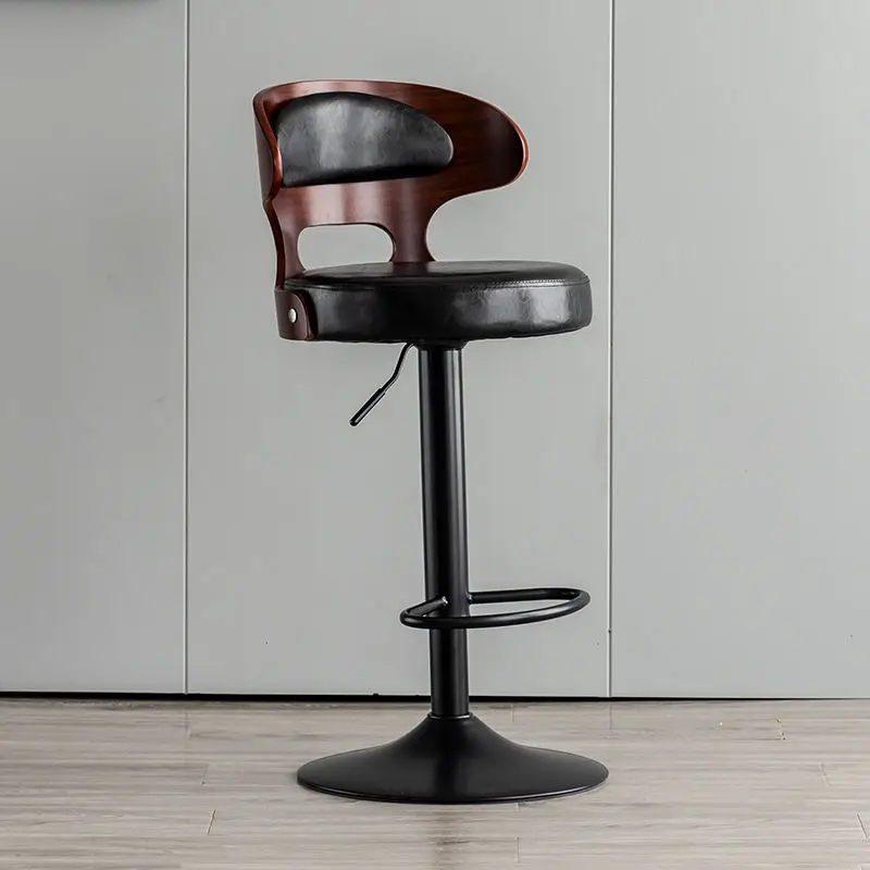 

Modern Luxury bar Stool, High Rear Nordic Kitchen Counter Furniture Cheap Dining Room Metal Counter Stool