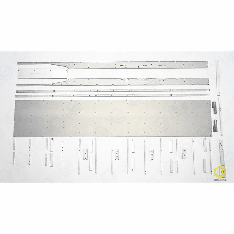 RC Truck JXMODEL Metal Simulation Model Half Hanging Fence Board KIT for 1:14th Scale Tamiya SCANIA 770S R620 VOLVO Arocs Car