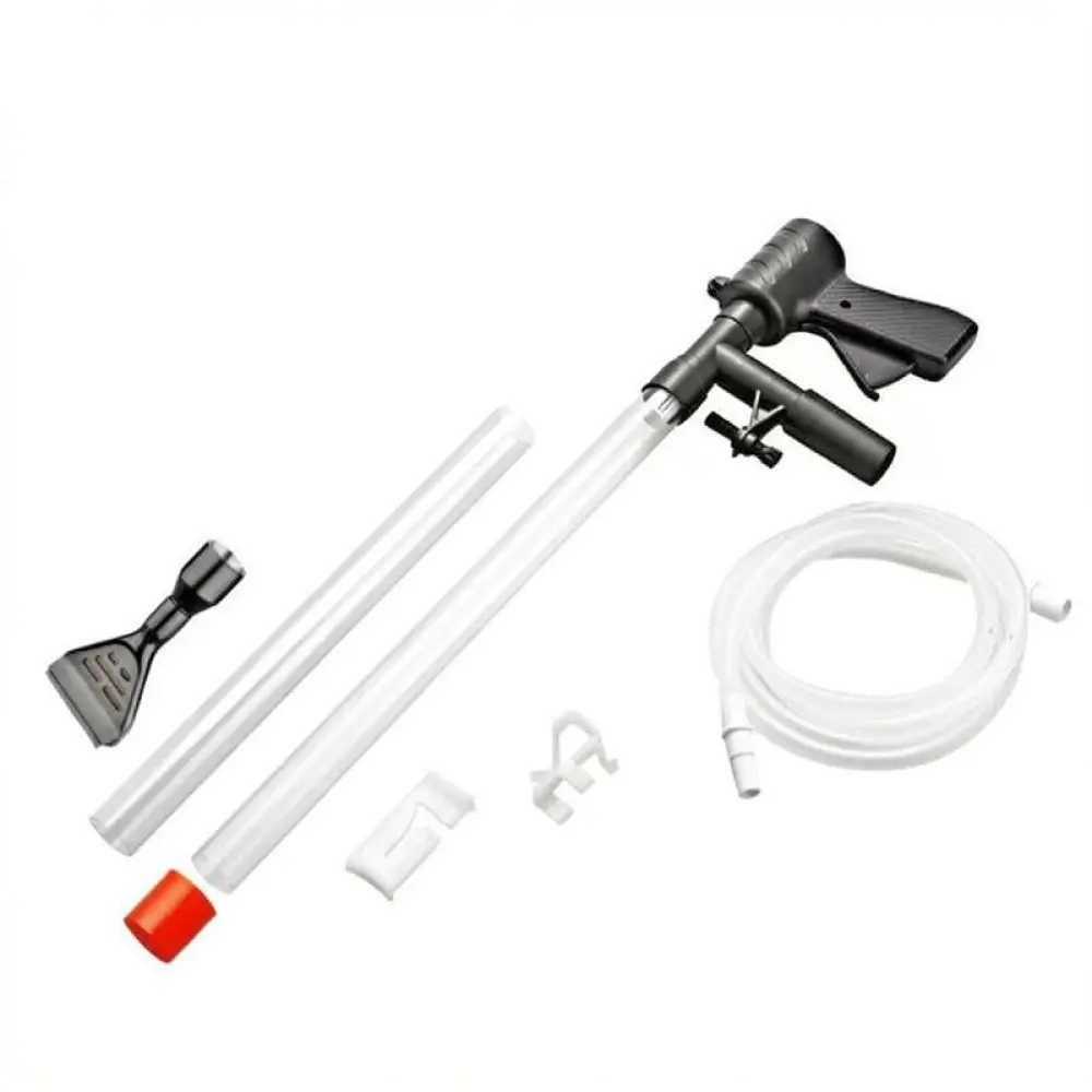 Hand Operated Siphon Gravel Vacuum Cleaner Water Changer For Aquarium Fish Tank Cleaning Maintenance Sand Washer Tool